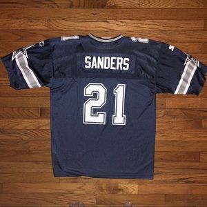 Vintage Deion Sanders Cowboys Starter Jersey NFL